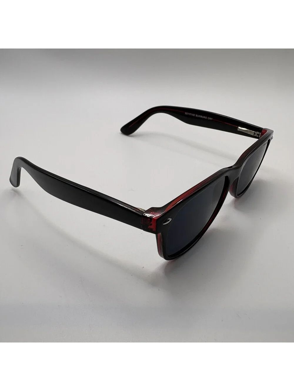 Marc Hunter 7924 Black Red Burgundy Cry Tortoise Men’s Sunglasses 55-17-140 New